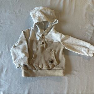Mario Lopez - Stylish Kids Beige and Cream Hoodie